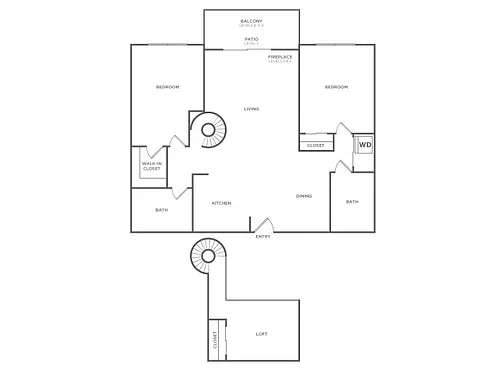 Floor plan D - Sophisticated
