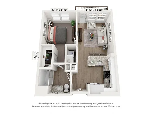 Floor plan A1 - Indigo