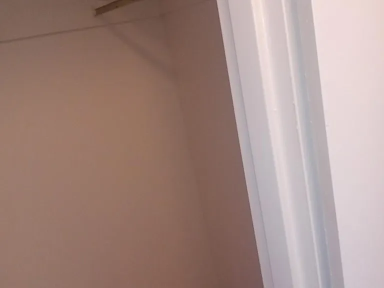 Right side of walk in closet to hang extra clothes