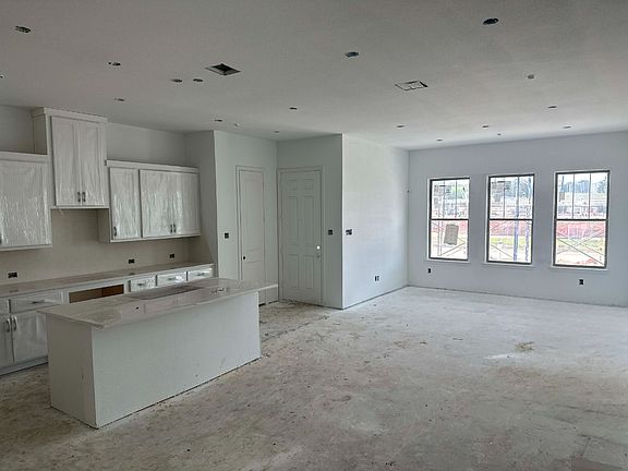 Open Kitchen Dining Construction Progress