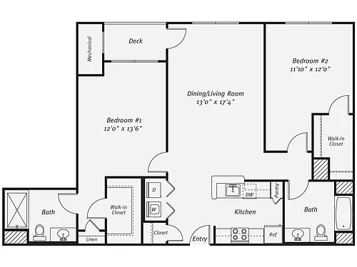 Floor plan B3