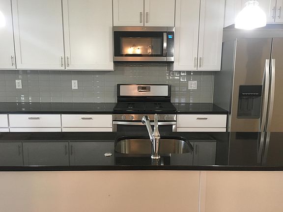 Stainless steel appliances.