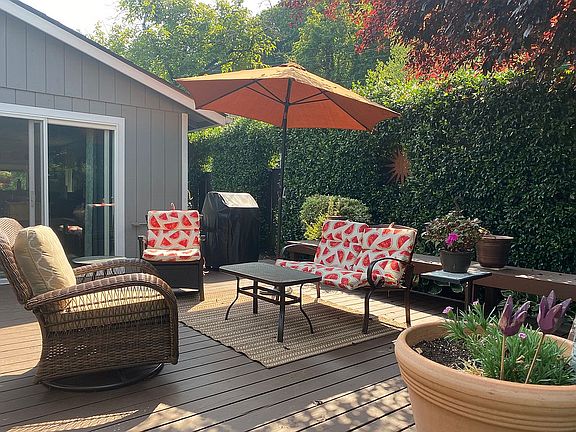 Back yard deck