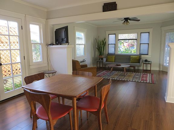 Dining room and living room