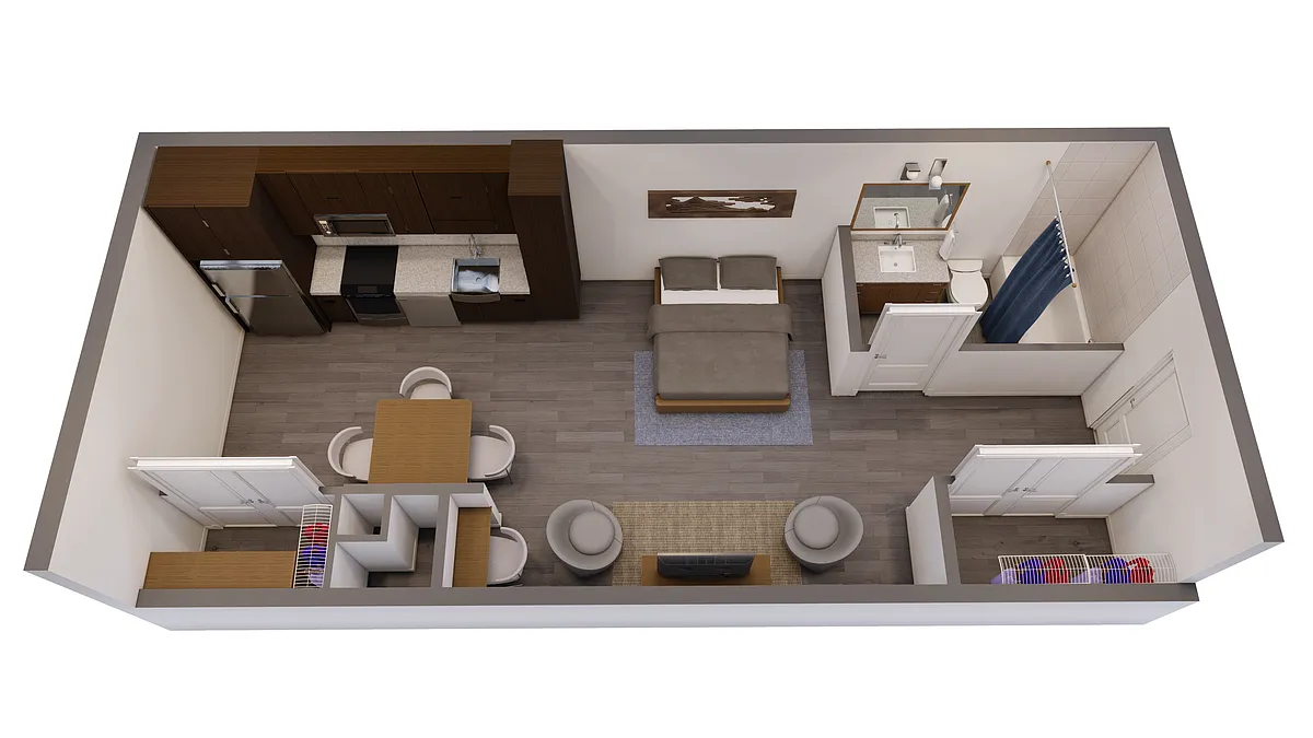 Floor plan Studio - S1
