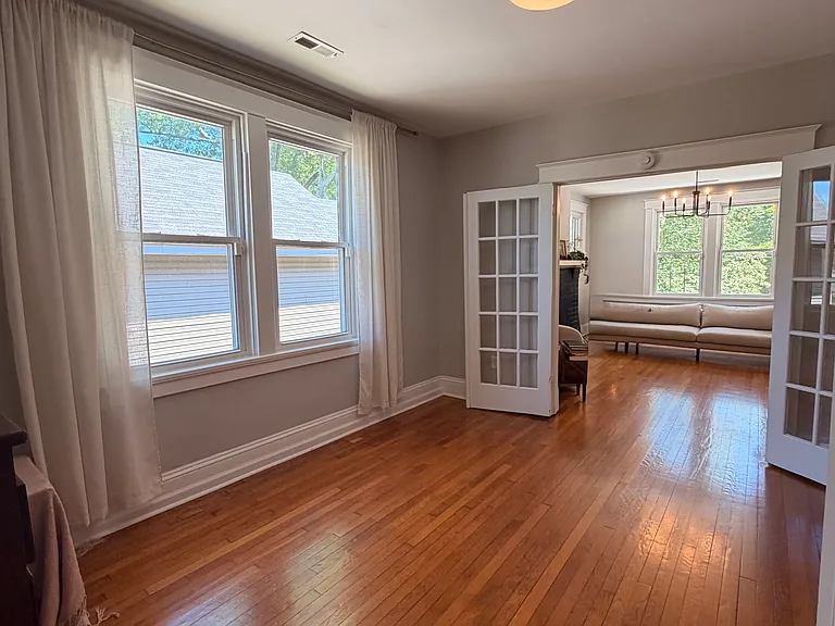 Dining, office or secondary living room. Open to living room, hardwoods and natural light!