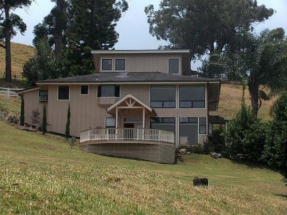 Side view from yard
