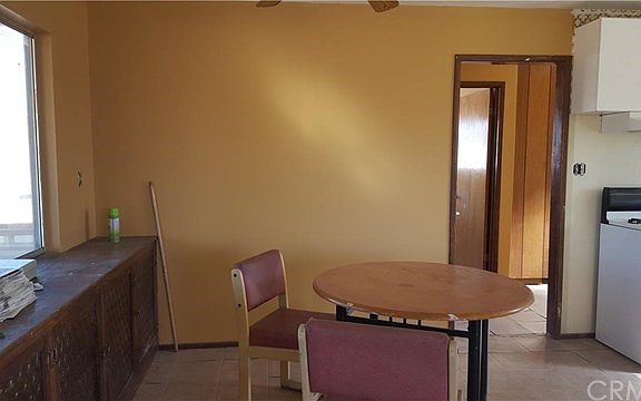 dining room area with built in buffet