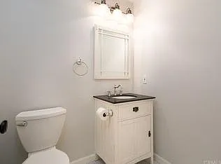 Half bath (powder room) on the second floor, with subway tiles.