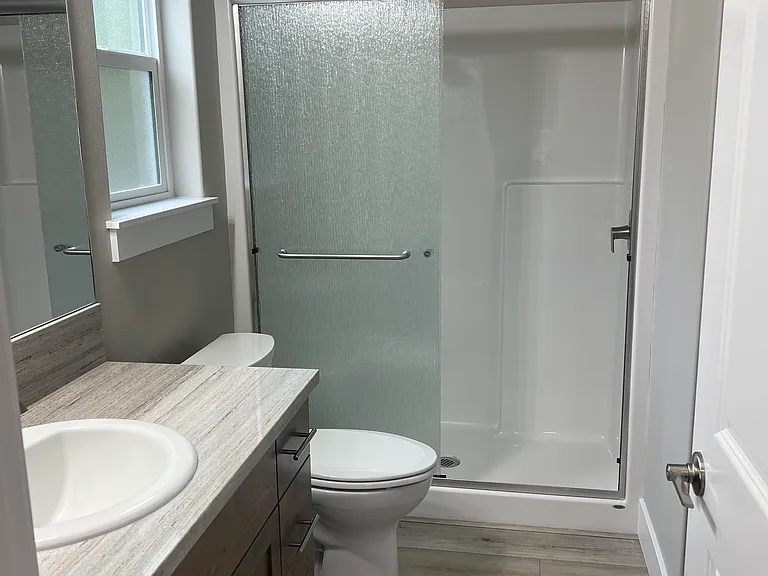 Master bath with walk in closet