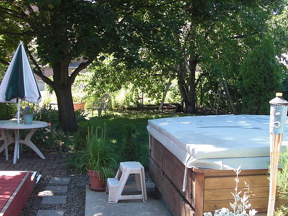 Backyard looking west.