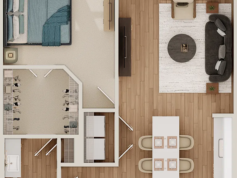 One bedroom One bedroom