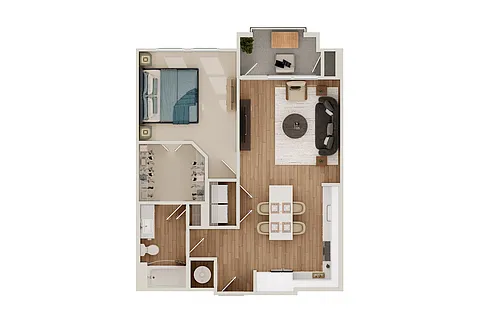 Floor plan 1A-A