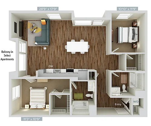 Floor plan B25-1220-1255