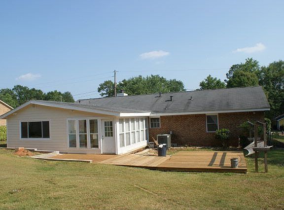 Backyard, Deck, Back of House