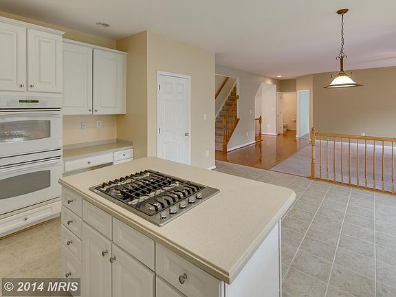 Kitchen with double wall ovens