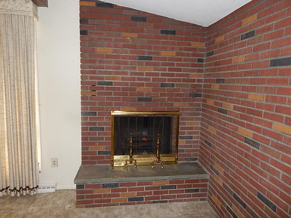 Fireplace in living room