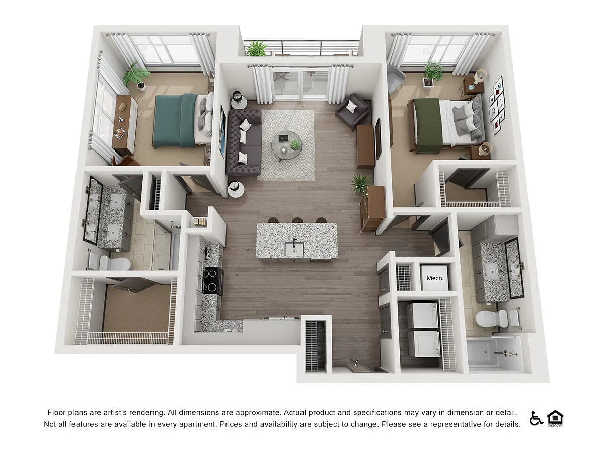 Floor plan 2BR