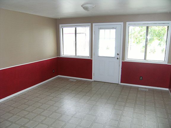 Rear of kitchen opens to back patio