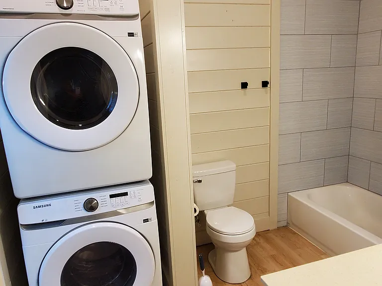 In unit washer and dryer included.