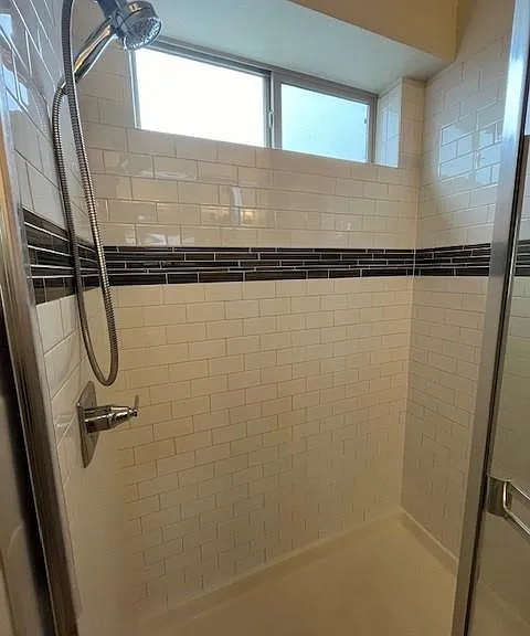 Master shower