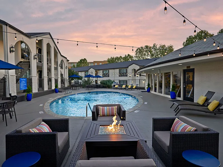 Sunsets at the pool