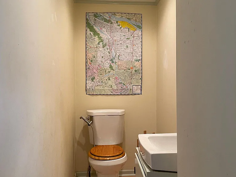 Downstairs half bathroom