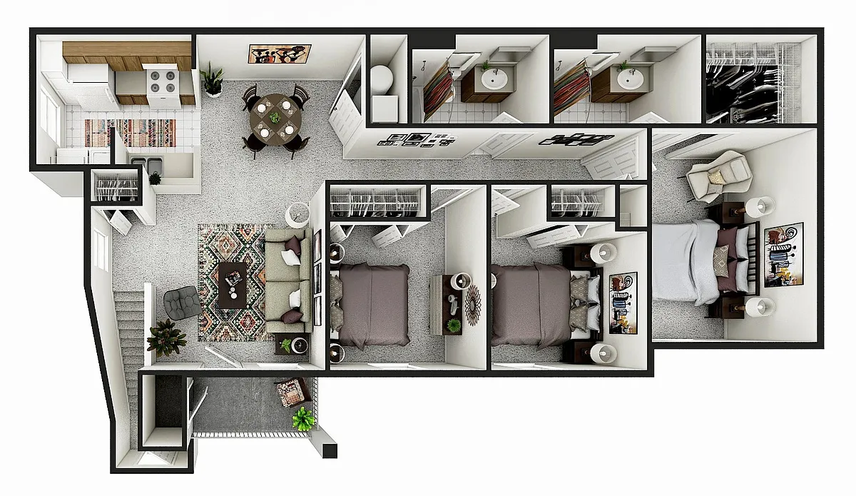 Floor plan Three bedroom