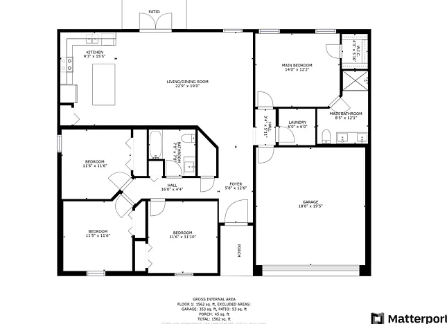 4 bed, 2.0 bath, 1634 sqft, $1,995 — Photo 4
