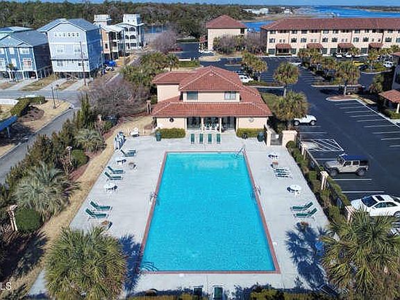 Olympic-sized saltwater pool
