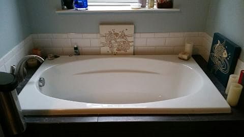 new soaking tub