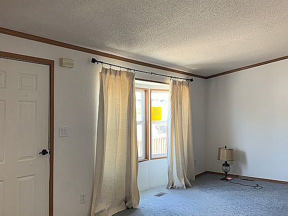 Bay window in living room