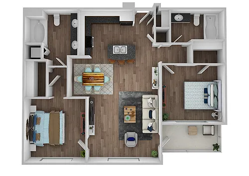 Floor plan B1 - Steely