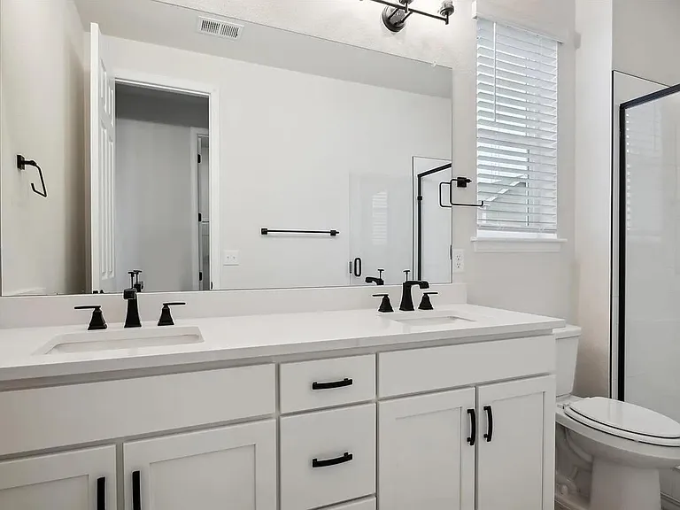 5 Piece Upgraded Master Bath with Dual Vanity Sinks and Shower