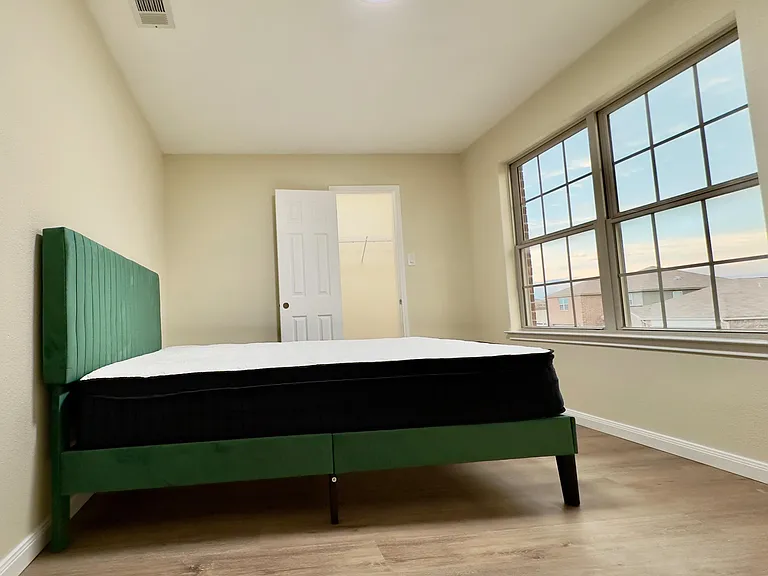 THIS IS THE THIRD ROOM UPSTAIRS. IT BOASTS A GREAT VIEW OF RISING SUN AND HAS PLENTY OF PERSONAL STORAGE AND WALK IN CLOSET