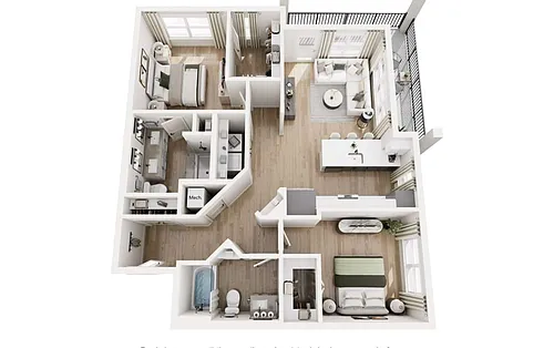 Floor plan The Pullman - B2