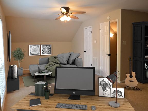 Upstairs Master Suite at top of stairs