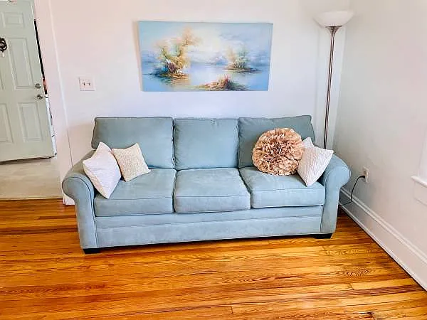 Couch for Tenant's use, Coat Closet in Living Room