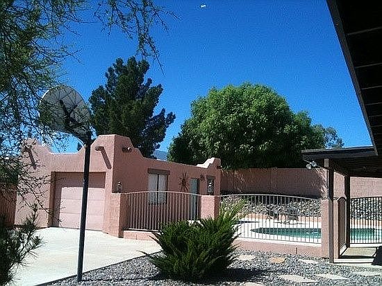 Pool and second garage