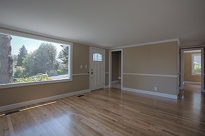 All new interior with crown molding, new paint