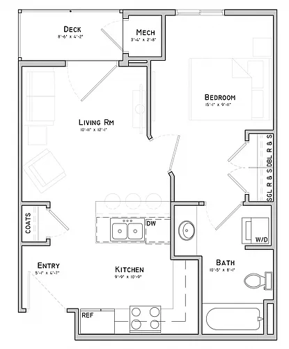 Floor plan Chickadee