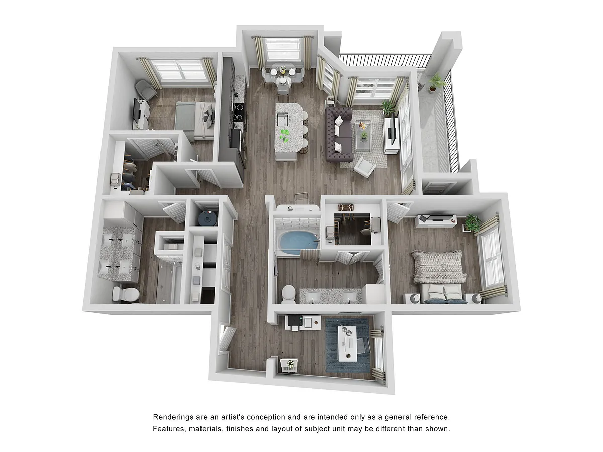Floor plan B3a