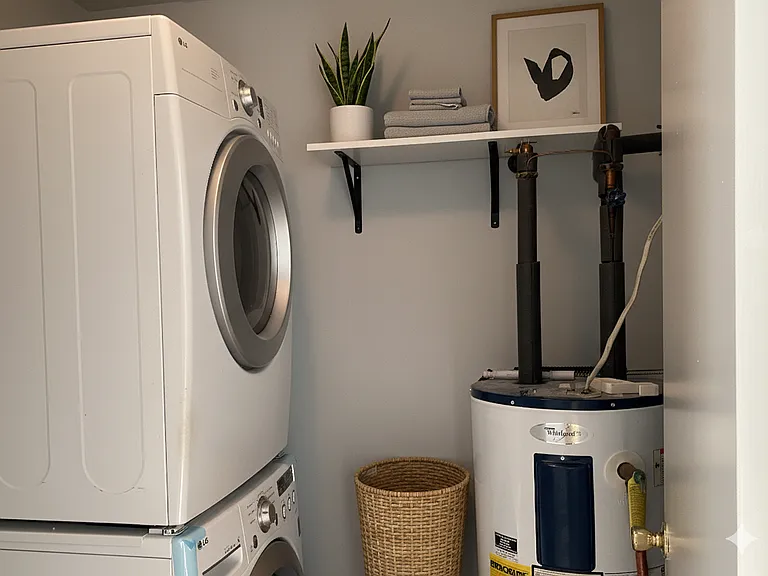 AI Staged - Utility Closet W/D