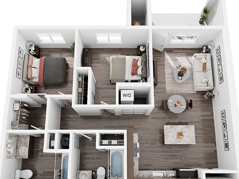 Two Bedroom Type 5 B Two Bedroom Type 5 B