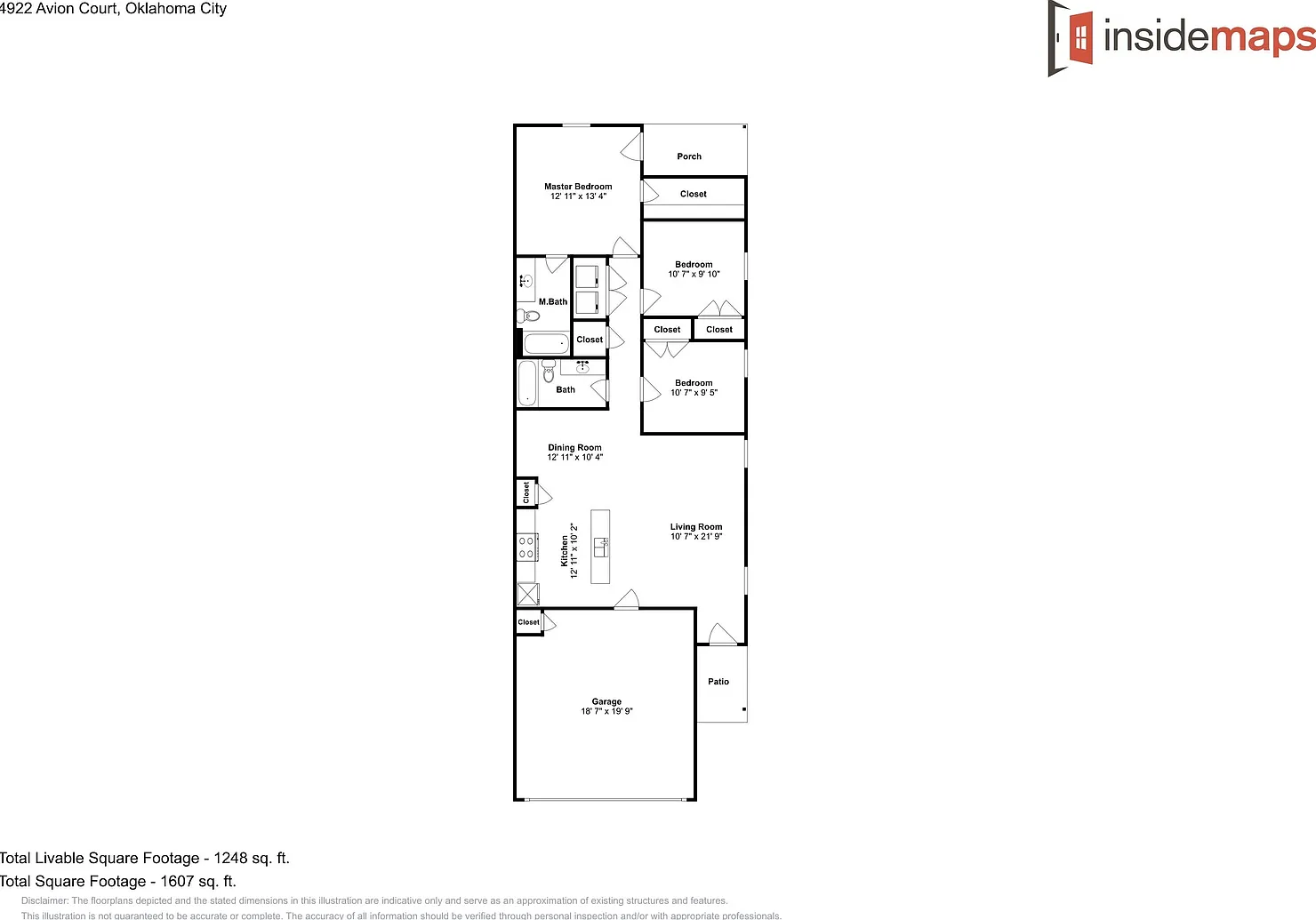3 Bedroom 2 Bathroom 2 Car Garage Duplex Near Tinker AFB — Photo 3