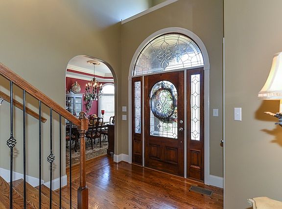 Soaring open foyer