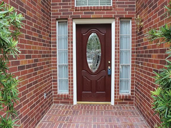 New Leaded glass front door.