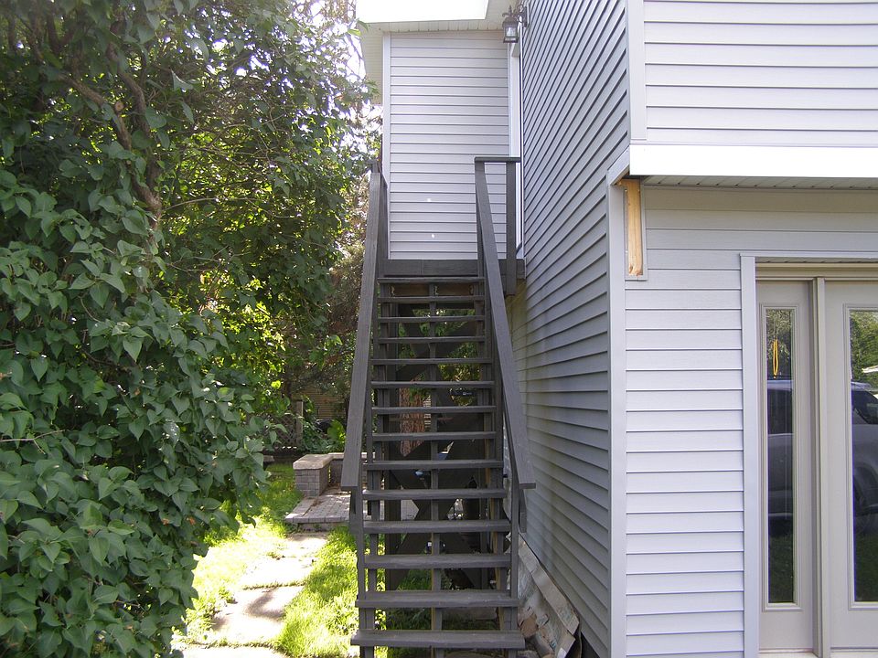 front entry stairs- pending multi level deck