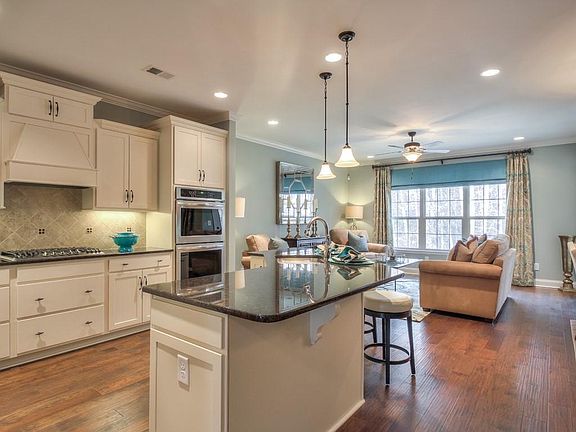 The Arlington Kitchen Living Area This is a model representation, not the actual model