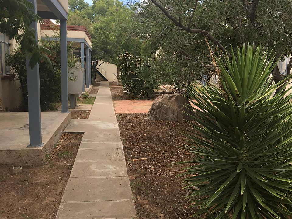Expansive, well maintained courtyard